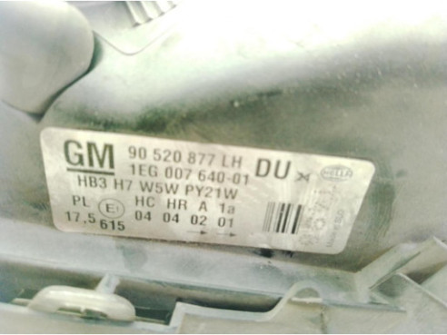 148437 FARO IZQUIERDO OPEL ASTRA G Sedán (T98)|Desguaces La Cabaña