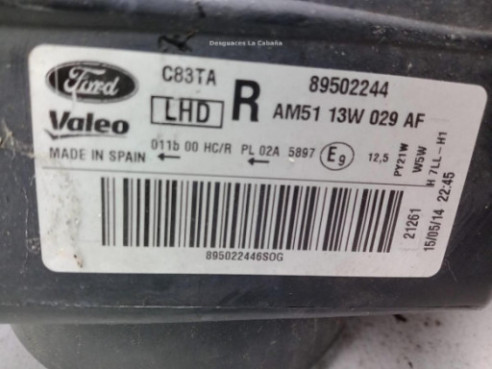 AM5113W029AF FARO DERECHO FORD GRAND C-MAX (DXA/CB7, DXA/CEU)|Desguaces La Cabaña