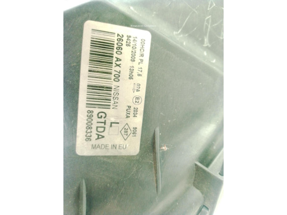 89008336 FARO DERECHO NISSAN MICRA III (K12)|Desguaces La Cabaña