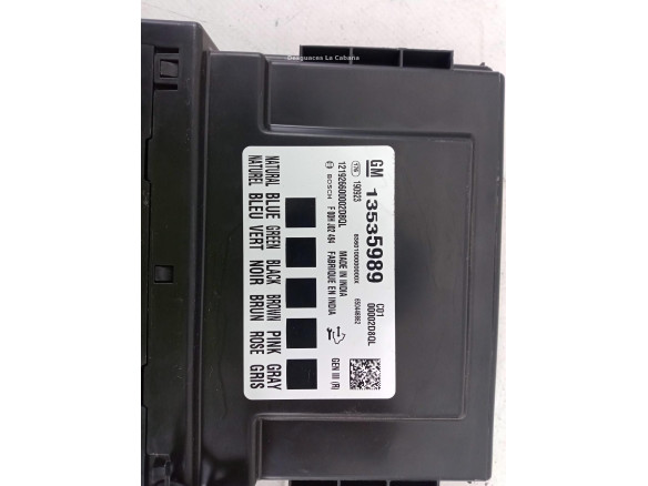 13535989 CENTRALITA MULTIFUNCION OPEL ASTRA K (B16) |Desguaces La Cabaña