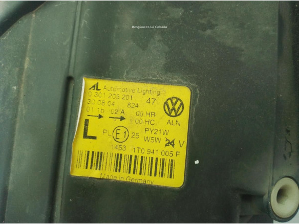 0301205201 FARO IZQUIERDO VW TOURAN (1T1, 1T2)|Desguaces La Cabaña