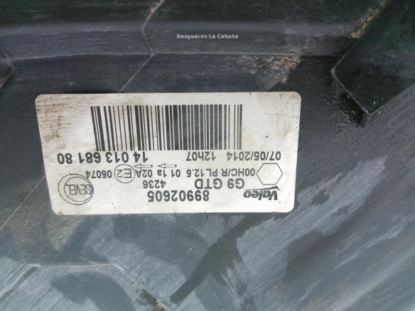 1401368180 FARO IZQUIERDO PEUGEOT EXPERT Furgón (VF3A_, VF3U_, VF3X_) |Desguaces La Cabaña