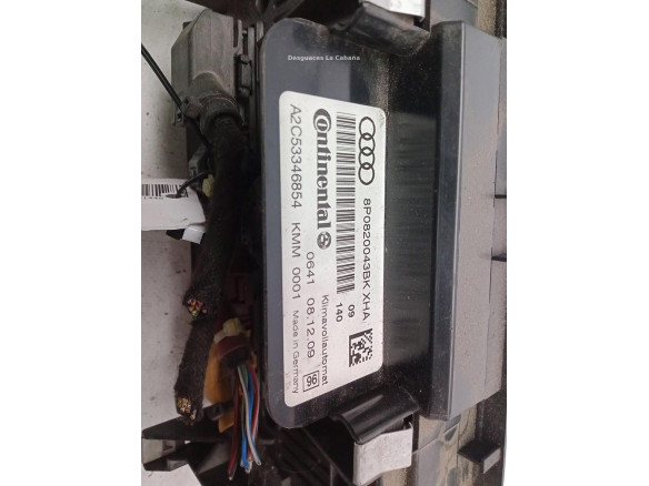 8P0820043BK MANDO CLIMA AUDI A3 Sportback (8PA)|Desguaces La Cabaña
