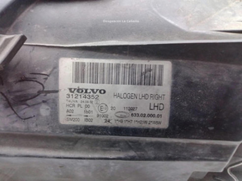 31214352 FARO DERECHO VOLVO XC70 II (136) |Desguaces La Cabaña