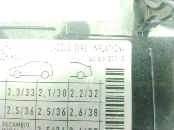 6L0010311G TAPA COMBUSTIBLE SEAT IBIZA IV (6J5, 6P1)|Desguaces La Cabaña