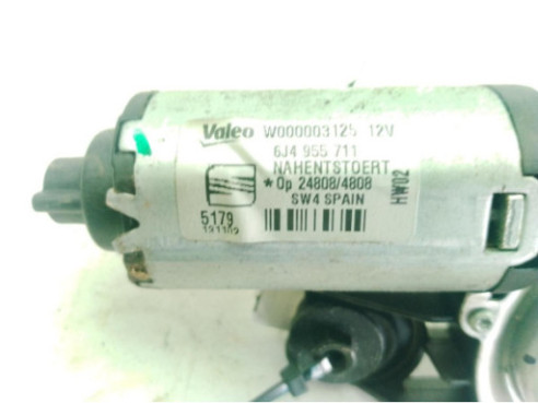 6J4955711 MOTOR LIMPIAPARABRISAS TRA SEAT IBIZA IV (6J5, 6P1)|Desguaces La Cabaña