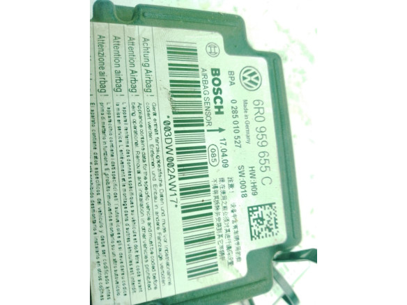 6R0959655C CENTRALITA AIRBAG SEAT IBIZA IV (6J5, 6P1)|Desguaces La Cabaña