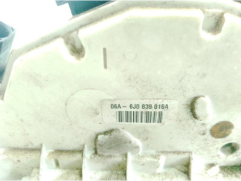 6J0839016A CERRADURA PUERTA LAT TRA DER SEAT IBIZA IV (6J5, 6P1)|Desguaces La Cabaña
