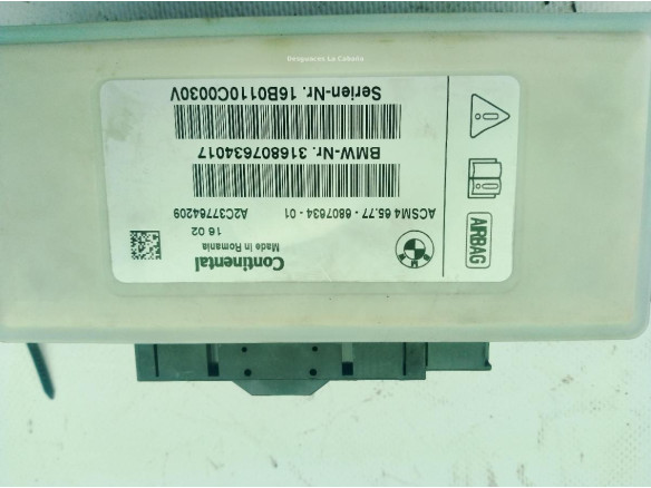 6807634 MODULO ELECTRONICO 7 BMW 5 (F10)|Desguaces La Cabaña