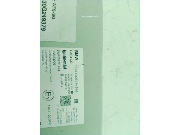 6809374 MODULO ELECTRONICO 9 BMW 5 (F10)|Desguaces La Cabaña