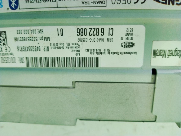 6822086 MODULO RADIO BMW 5 (F10)|Desguaces La Cabaña