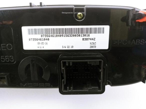 07356461040 MANDO CLIMA JEEP RENEGADE Todo terreno, cerrada (BU) |Desguaces La Cabaña