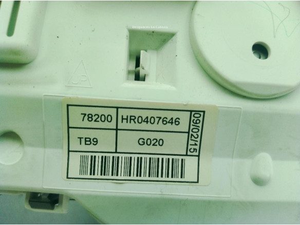 HR0407646 CUADRO INSTRUMENTOS HONDA CIVIC IX (FK)|Desguaces La Cabaña