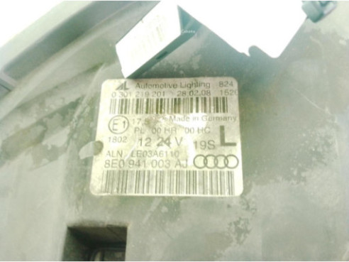8E0941003AJ FARO IZQUIERDO AUDI A4 (8EC, B7)|Desguaces La Cabaña