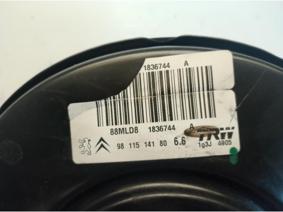 1609895680 9811514180 SERVOFRENO CITROEN C3 III (SX)|Desguaces La Cabaña