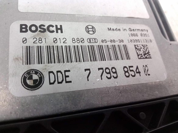 0281013502 7803372 CENTRALITA MOTOR BMW 3 (E90)|Desguaces La Cabaña