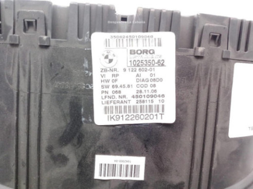 102535062,91226020, CUADRO INSTRUMENTOS BMW 3 (E90)|Desguaces La Cabaña