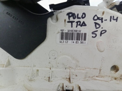 5K4839016F CERRADURA PUERTA LAT TRA DER VW POLO (6R1, 6C1)|Desguaces La Cabaña