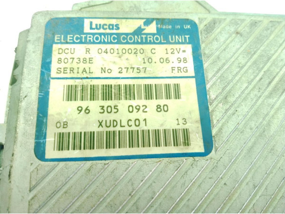 9630509280 CENTRALITA MOTOR CITROEN XANTIA (X2)|Desguaces La Cabaña