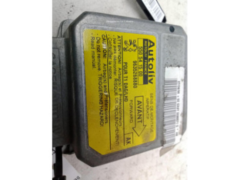 9635268880 CENTRALITA AIRBAG PEUGEOT 206 Fastback (2A/C)|Desguaces La Cabaña