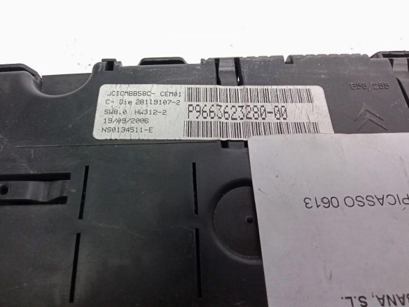 9663623280, CUADRO INSTRUMENTOS CITROEN C4 Picasso I Limusina (UD_)|Desguaces La Cabaña