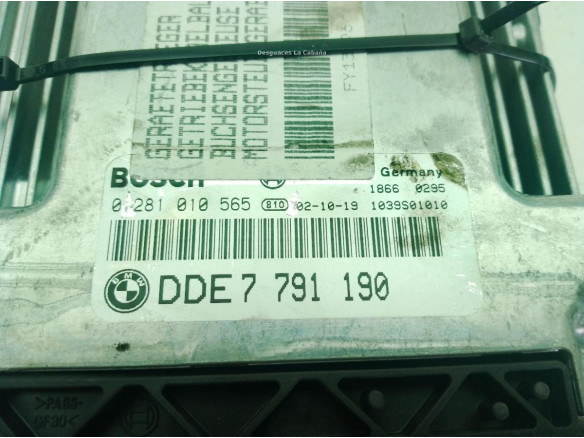 DDE7791190,0281010565, CENTRALITA MOTOR BMW SinValor|Desguaces La Cabaña