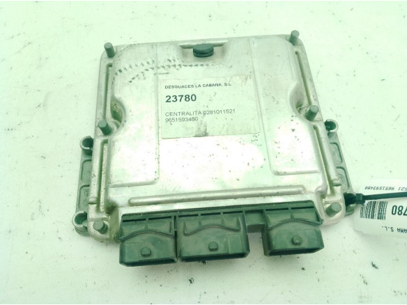 9651593480,0281011521, CENTRALITA MOTOR CITROEN XSARA PICASSO (N68)|Desguaces La Cabaña