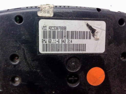 62116942214, CUADRO INSTRUMENTOS BMW X5 E53 |Desguaces La Cabaña