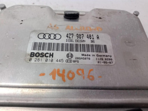 0281010445,4Z7907401A, CENTRALITA MOTOR AUDI ALLROAD (4BH, C5)|Desguaces La Cabaña