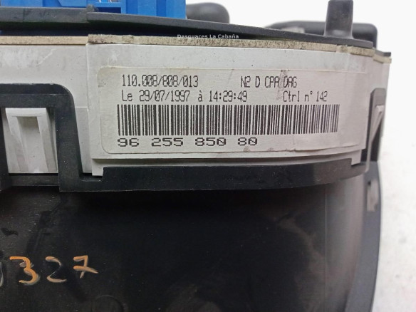 9625585080 CUADRO INSTRUMENTOS PEUGEOT 306 Fastback (7A, 7C, N3, N5)|Desguaces La Cabaña
