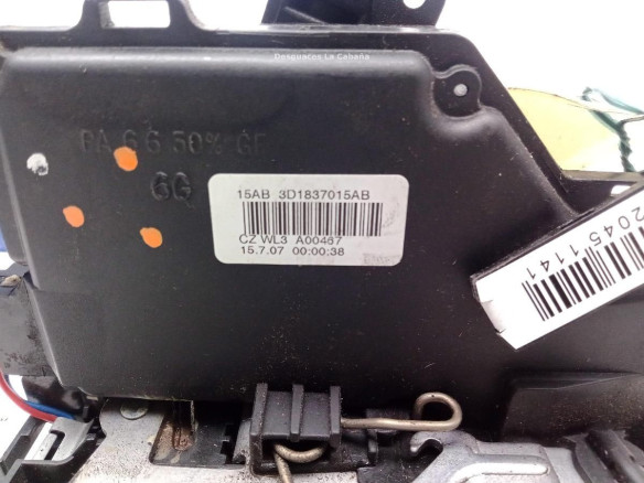 3D1837015AB CERRADURA PUERTA LAT DEL IZQ SKODA OCTAVIA II (1Z3)|Desguaces La Cabaña