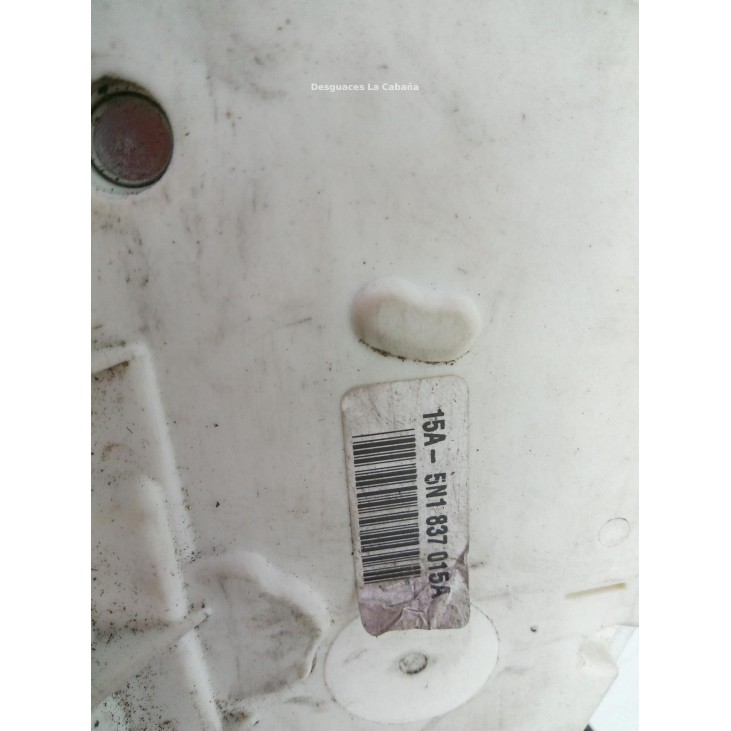 5N1837015A CERRADURA PUERTA LAT DEL IZQ VW SCIROCCO (137, 138) |Desguaces La Cabaña