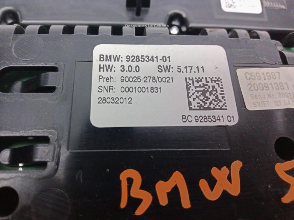 928534101, MANDO CLIMA BMW 5 (F10)|Desguaces La Cabaña