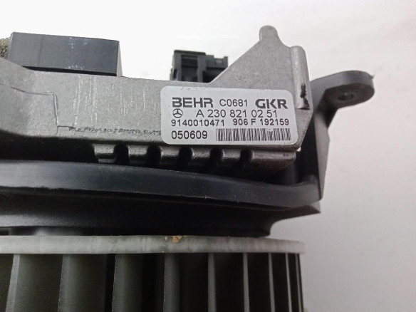 MOTOR CALEFACCION MERCEDES BENZ CLS (C219)|Desguaces La Cabaña