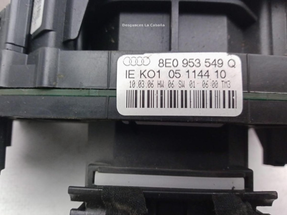 8E0953549Q MANDO COMPLETO AUDI A4 (8EC, B7)|Desguaces La Cabaña