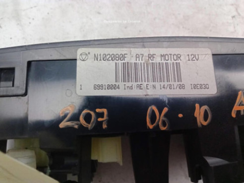 N102080FM, MANDO CALEFACCION PEUGEOT 207 (WA_, WC_)|Desguaces La Cabaña