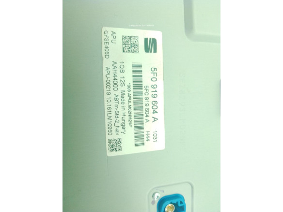 5F0919604A PANTALLA MULTIMEDIA SEAT LEON ST (5F8)|Desguaces La Cabaña