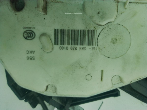 5K4839016Q CERRADURA PUERTA LAT TRA DER SEAT LEON ST (5F8)|Desguaces La Cabaña