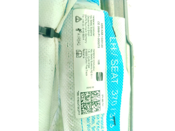 5F4880741 AIRBAG CORTINA IZQ SEAT LEON ST (5F8)|Desguaces La Cabaña
