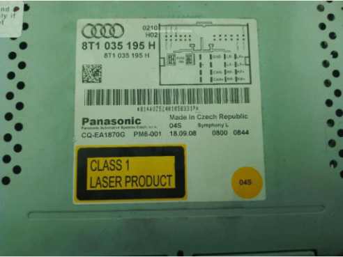 8T1035195H MODULO RADIO AUDI Q5 (8RB)|Desguaces La Cabaña