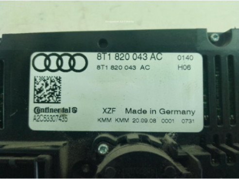 8T1820043AC MANDO CLIMA AUDI Q5 (8RB)|Desguaces La Cabaña