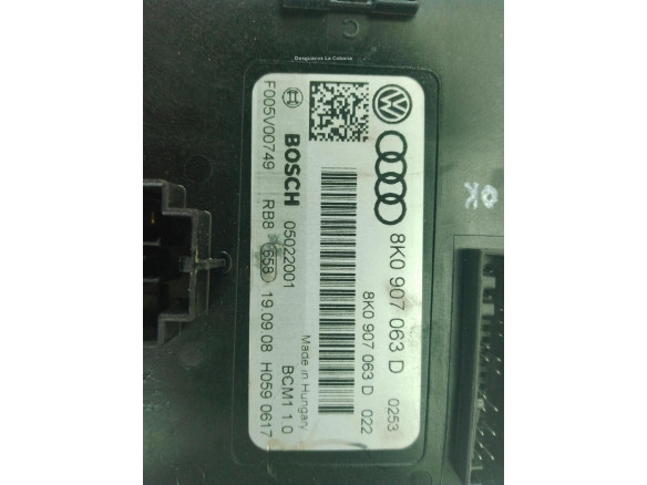 8K0907063D CENTRALITA MULTIFUNCION AUDI Q5 (8RB)|Desguaces La Cabaña