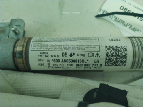 8R0880741D AIRBAG CORTINA IZQ AUDI Q5 (8RB)|Desguaces La Cabaña