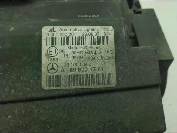 FARO IZQUIERDO MERCEDES BENZ CLASE B (W245)|Desguaces La Cabaña
