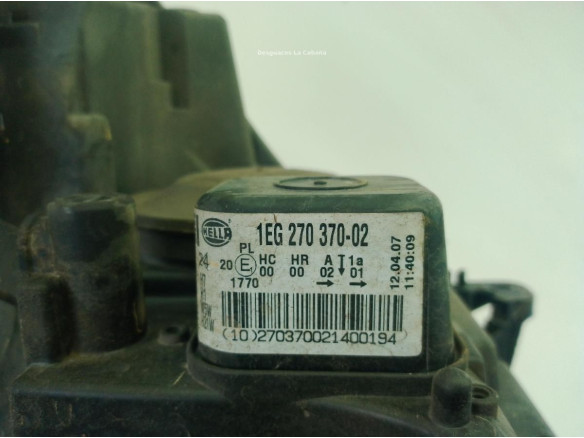 93178636 1EG27037002 FARO DERECHO OPEL ASTRA H GTC (A04)|Desguaces La Cabaña
