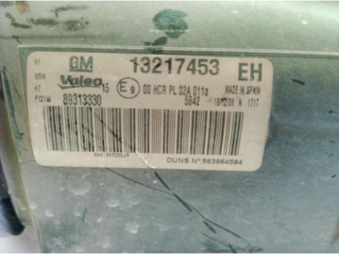 93189361 FARO IZQUIERDO OPEL CORSA D (S07)|Desguaces La Cabaña