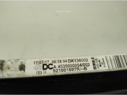 921001697R RADIADOR AIRE ACONDICIONADO SMART FORTWO Coupé (453)|Desguaces La Cabaña