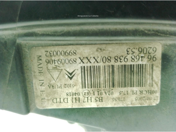 9646893880 FARO DERECHO CITROEN C4 I (LC_)|Desguaces La Cabaña
