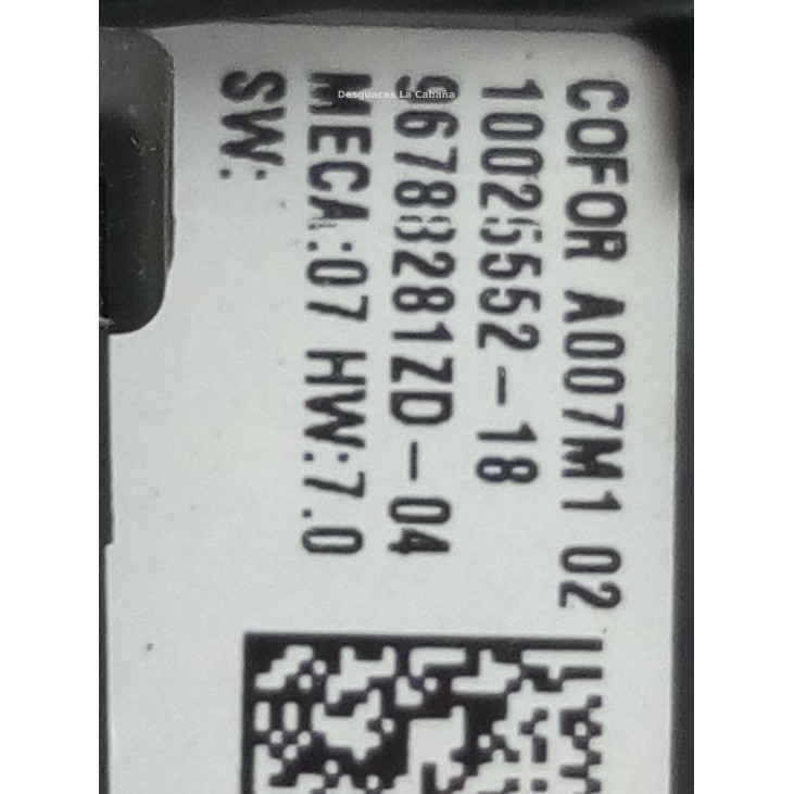 96788281ZD MANDO ELEVALUNAS PUERTA LAT DEL IZQ OPEL MOKKA |Desguaces La Cabaña