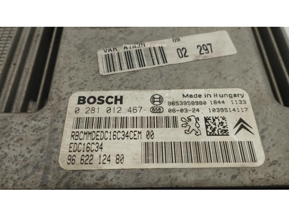 9662212480 CENTRALITA MOTOR PEUGEOT 207 (WA_, WC_) |Desguaces La Cabaña